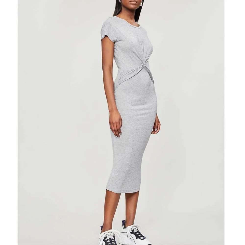 white dress with blue pattern Rails | Fawn Dress - White Blue Embroidery | Premium Cotton | Size XXS